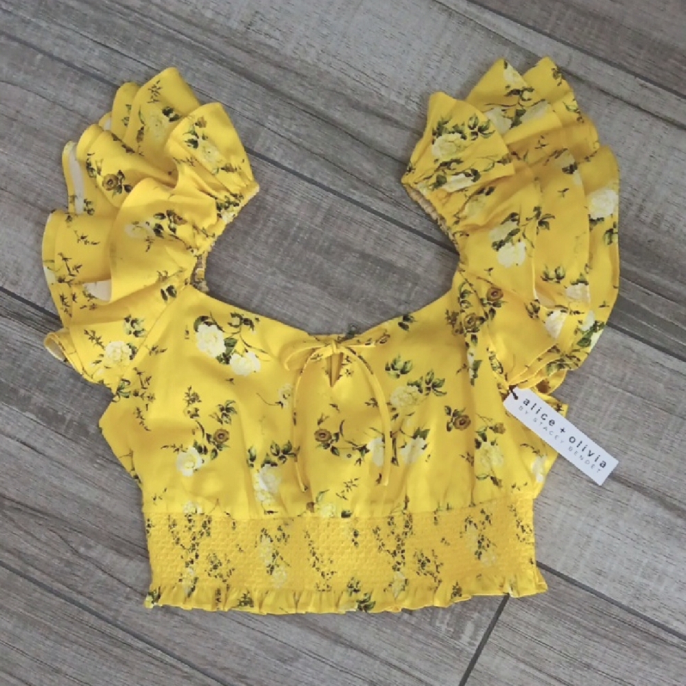 alice+olivia..SHANAE CROP..Size S/P